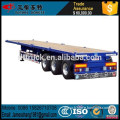 Factory direct sale 40Ton 40FT shipping container flat bed trailer